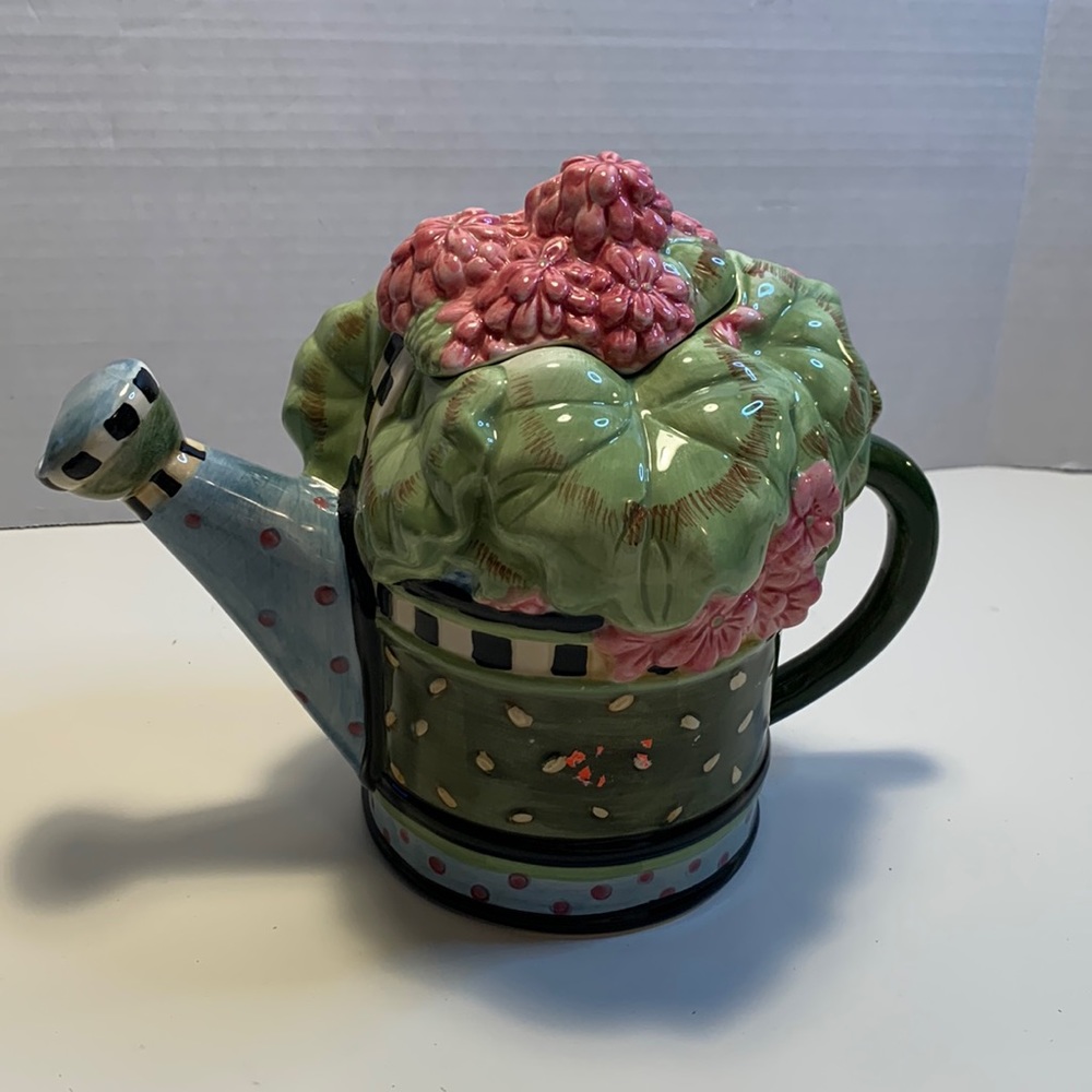 Sakura Debbie Mumm Spring bouquet teapot